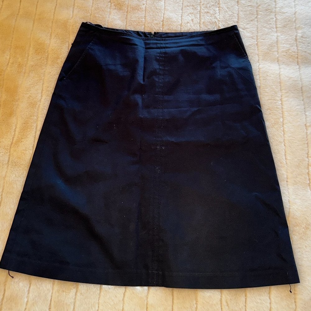 Navy Blue Banana Republic Skirt